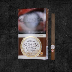 Сигариллы Бохем Деми Кавана Прессо (Bohem Demi - Cavana Presso) Сигариллы со вкусом карамельный макиато и абрикос, формата Деми